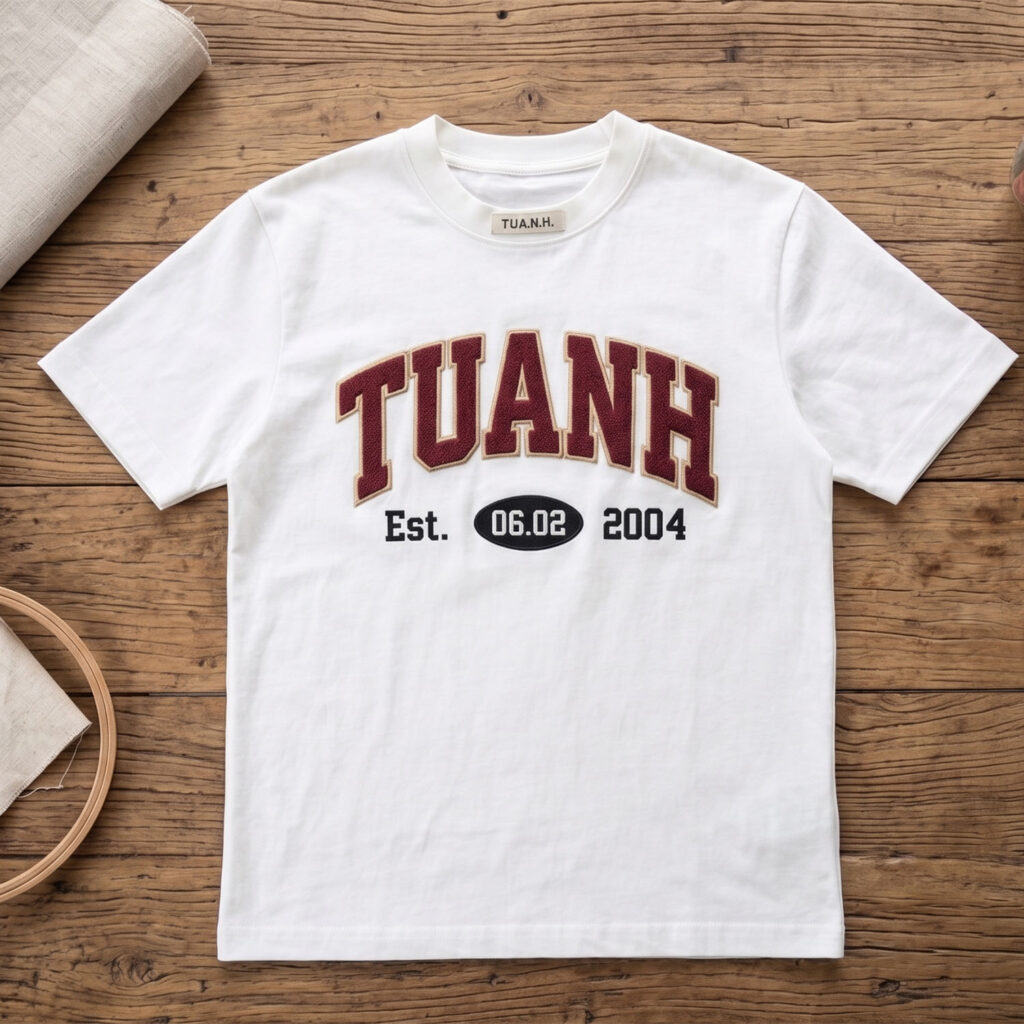 Áo Thêu Tên Cá Nhân Hóa, Thêu Tên, Ngày Sinh Nhật 2