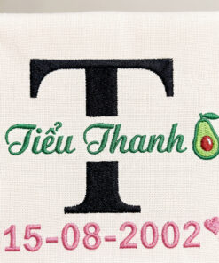 Áo Thêu Tên, Chữ Cái Lớn Theo Tên, Ngày Tháng Năm Sinh 2