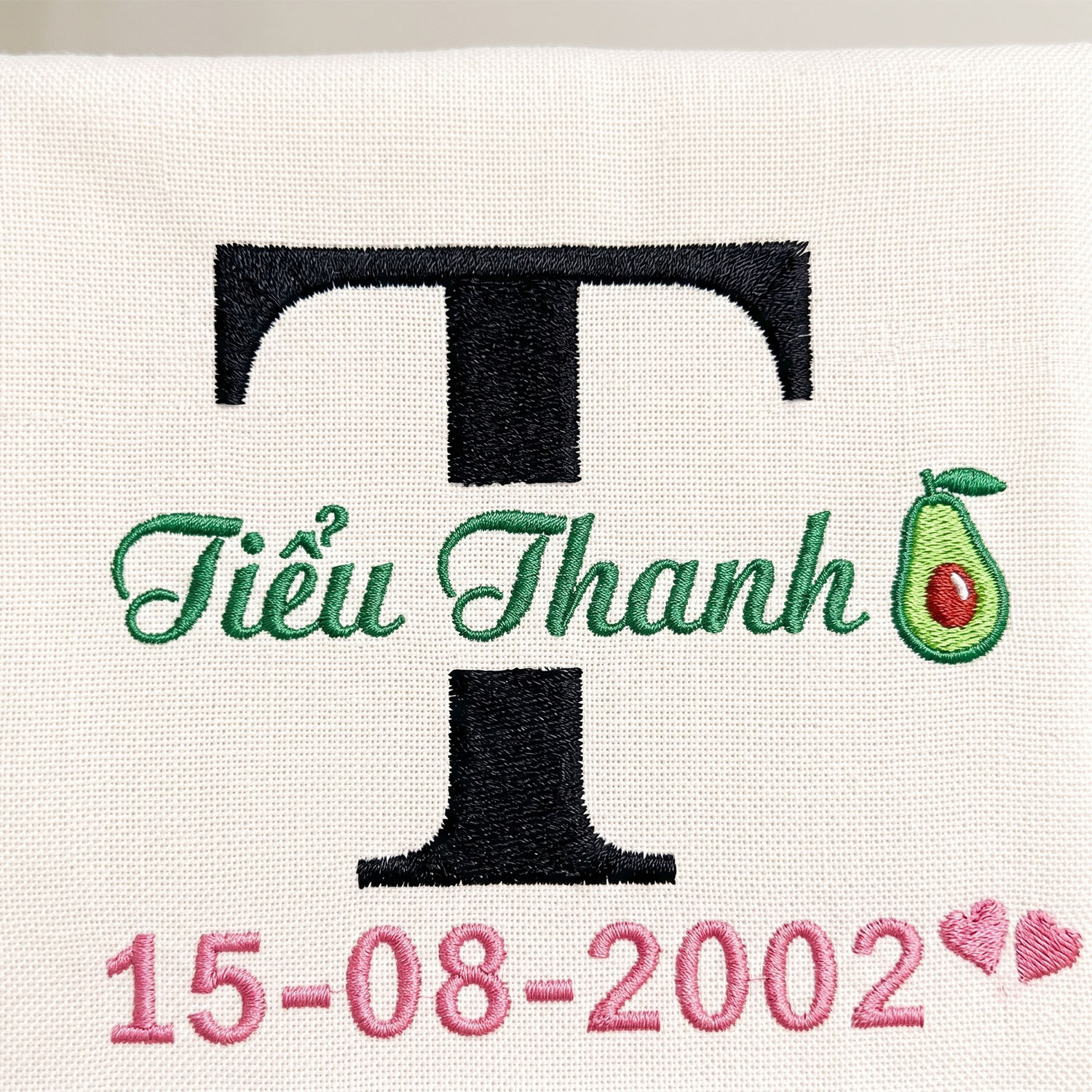 Áo Thêu Tên, Chữ Cái Lớn Theo Tên, Ngày Tháng Năm Sinh 2