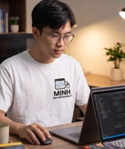Áo Thun Sinh Viên IT Thêu Tên Cá Nhân Hóa 1