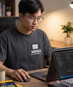 Áo Thun Sinh Viên IT Thêu Tên Cá Nhân Hóa