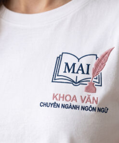 Áo Thun Sinh Viên Khoa Văn Thêu Tên Cá Nhân Hóa 1