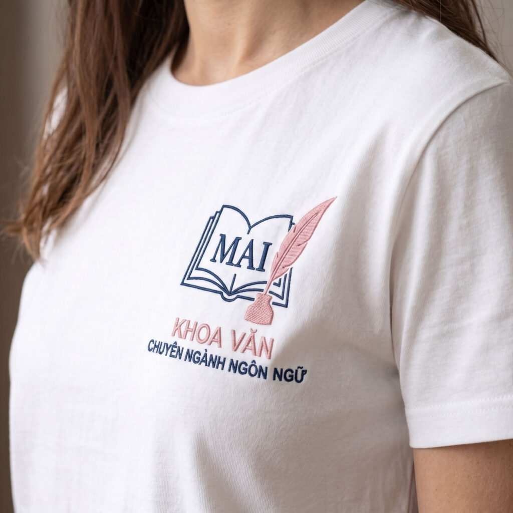 Áo Thun Sinh Viên Khoa Văn Thêu Tên Cá Nhân Hóa 3