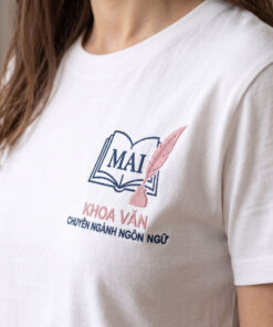 Áo Thun Sinh Viên Khoa Văn Thêu Tên Cá Nhân Hóa 3