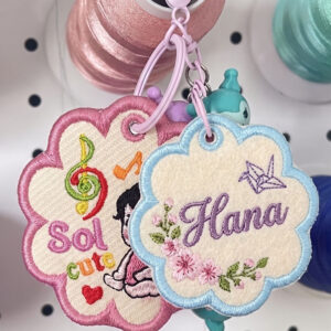 Name Tag Hình Bông Hoa