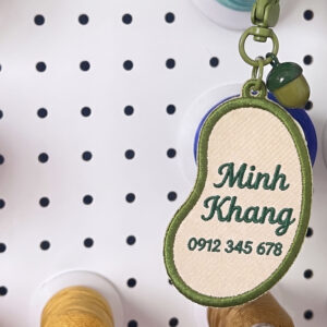 Name Tag Thêu Tên Bé Minh Khang